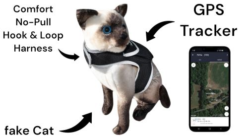 Mini GPS Dog Collar Realtime GSM Tracking Device Wireless Pet Tracker Size:M